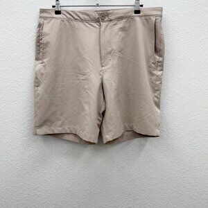 Vineyard Vines Performance Stretch Khaki Golf Shorts 1M001176 Mens size 36